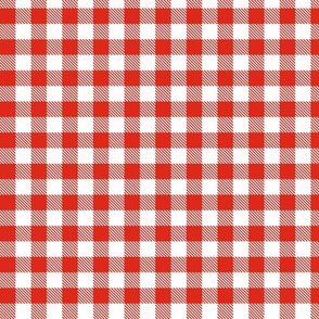 Red Gingham Pattern