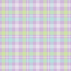 Purple, Blue, and Green Plaid