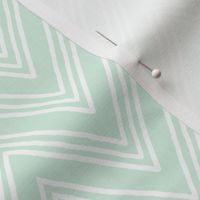 Pale Pastel Blue Chevron