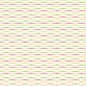 Pink, Yellow, and Green Dots