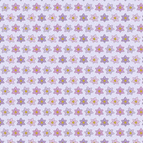 Purple Crocus Pattern