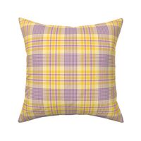 Purple and Yellow Easter Plaid