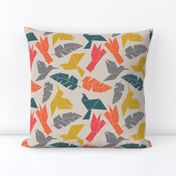 Geometric birds and feathers - colours-01