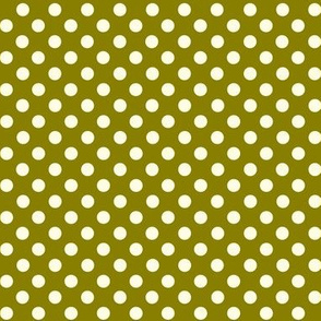 Dolly Dots Dark Green Large Colour