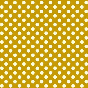 Dolly Dots Ochre Large Colour