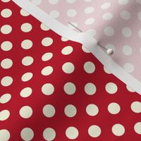 Dolly Dots Red Large Colour