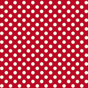 Dolly Dots Red Large Colour