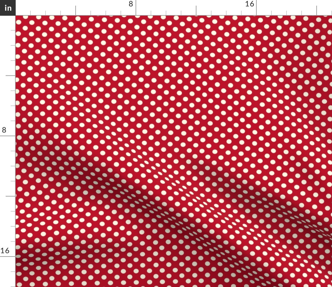 Dolly Dots Red Large Colour