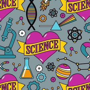 Scientific Tattoos (Pink)