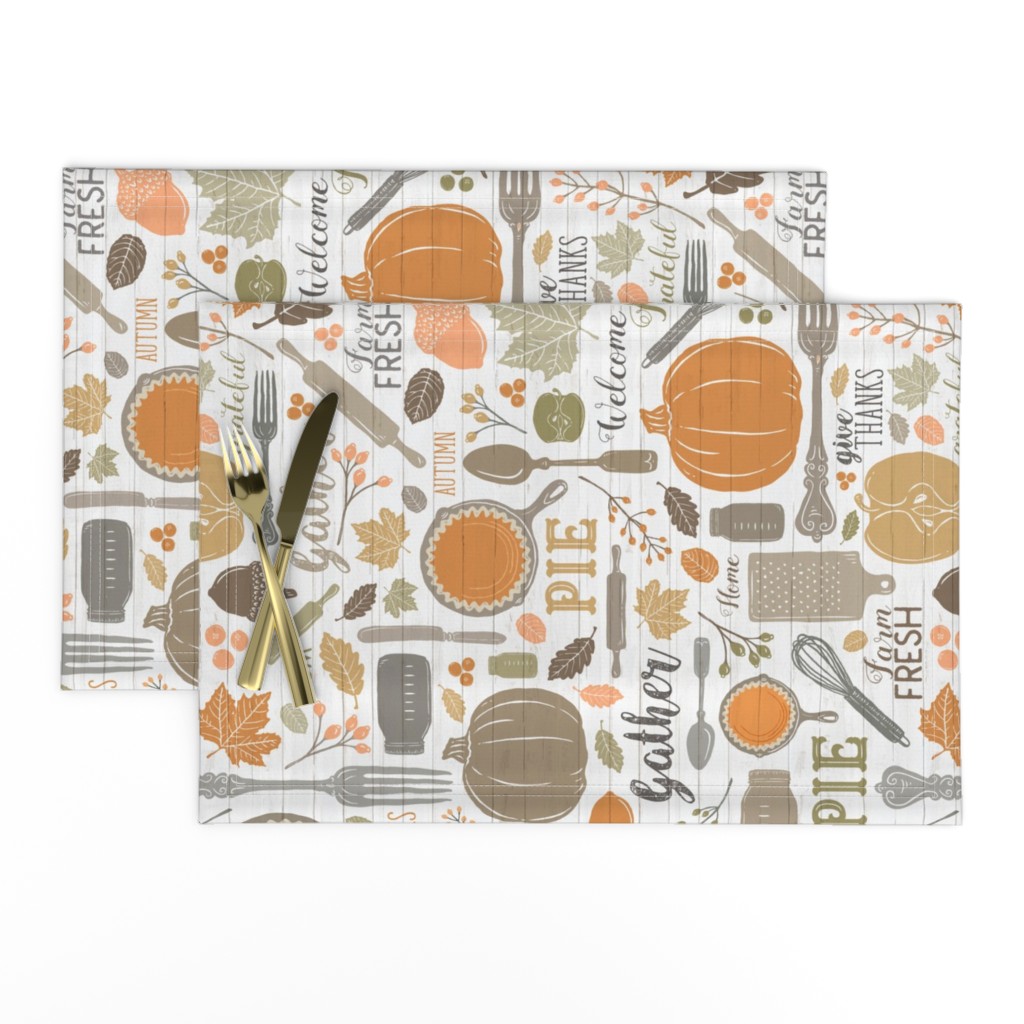 Sing for Your Supper THANKSGIVING // Gather Round & Give Thanks - A Fall Festival of Food, Fun, Family, Friends, and PIE! (RR for Fat Quarter Tea Towels)