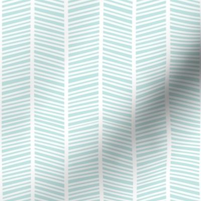 Herringbone Ice Blue