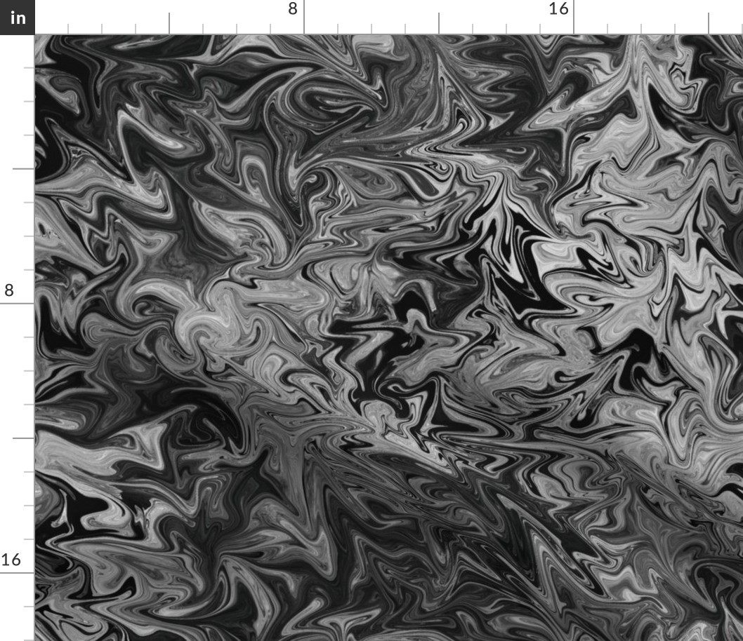 Black and white marbling 2 