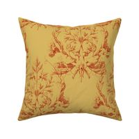 Faubourg ~ Floral Damask ~ Gavroche and Thernardier ~ Medium