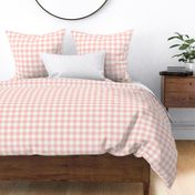 Plain Gingham in Peachy Pink