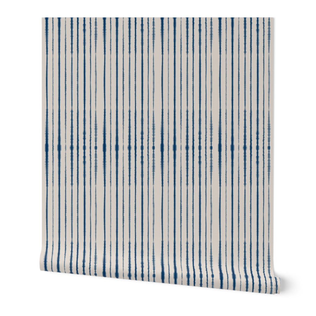 Itajime Stripe, Ecru