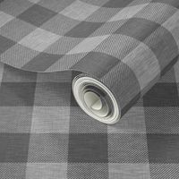 1.75” Textured Buffalo Plaid - Dark Grey