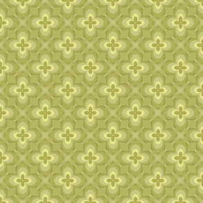 Antiqued Yellow Motif