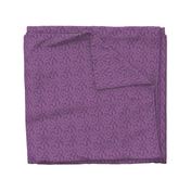 Block print stars in purple, small