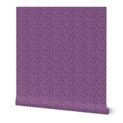 Block print stars in purple, small