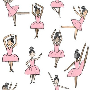 ballet // dancing dancer ballet fabric cute girls music white pink