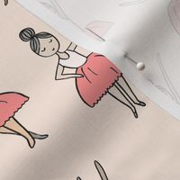 ballet // dancing dancer ballet fabric cute girls music blush