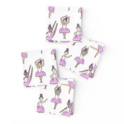 ballet // dancing dancer ballet fabric cute girls music white lavender