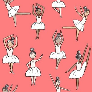 ballet // dancing dancer ballet fabric cute girls music coral
