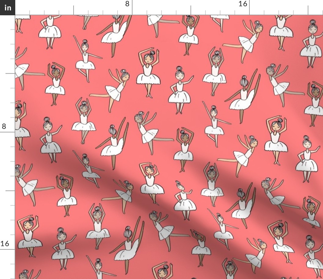 ballet // dancing dancer ballet fabric cute girls music coral