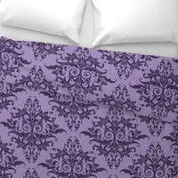 Calvarium Damask - dark purple-light purple