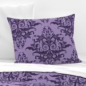 Calvarium Damask - dark purple-light purple
