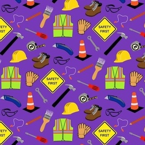 Safety First PPE Purple
