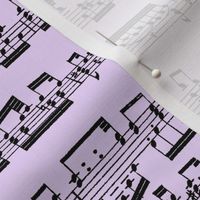 Sheet Music on Lavender // Large