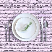 Sheet Music on Lavender // Small