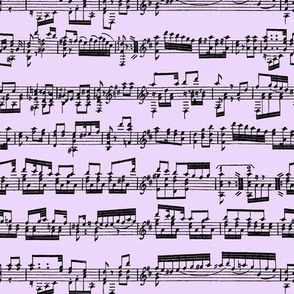 Sheet Music on Lavender // Small