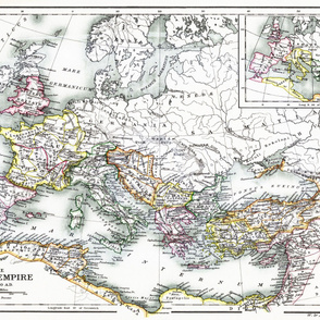 Roman Empire 350 AD (54"W) 
