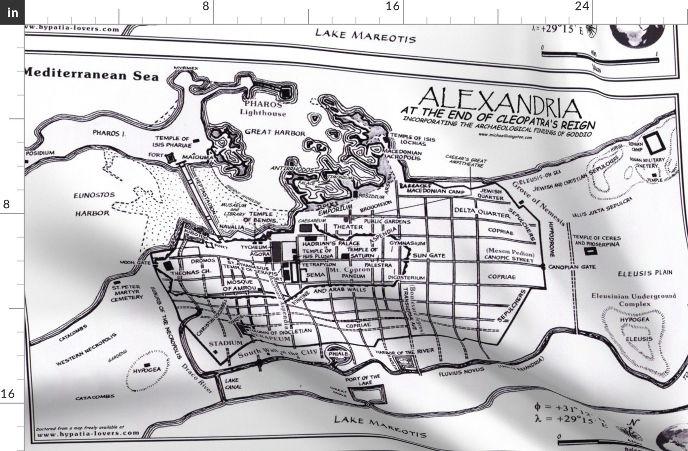 Ancient Alexandria (28"W)