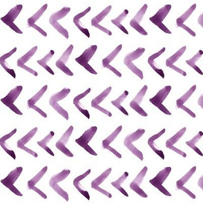 Purple Watercolor Arrows