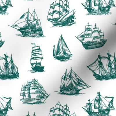 Green Sailing Ships // Small