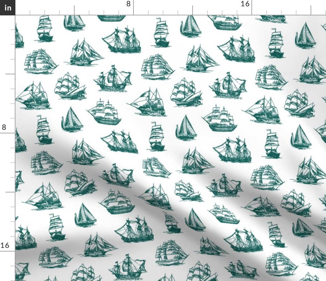 Green Sailing Ships // Small