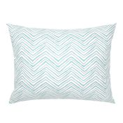 zig zag aqua gray chevron blue-green stripes