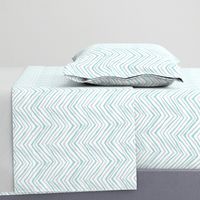 zig zag aqua gray chevron blue-green stripes