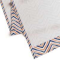 navy blue orange zig zag chevron tigers clemson football