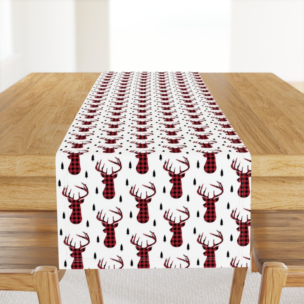 Buffalo Plaid Deer - Buck Woodland Baby Nursery Kids Children Baby Boy Bedding