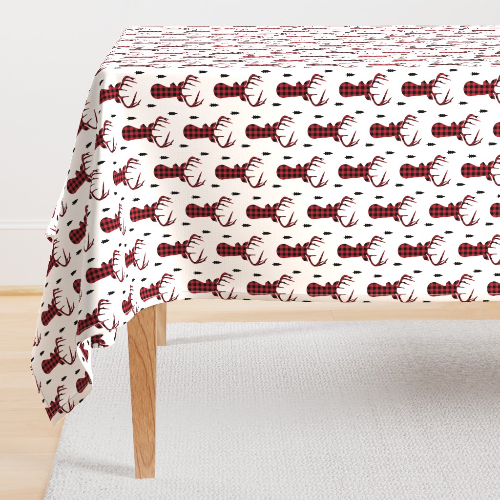 Buffalo Plaid Deer - Buck Woodland Baby Nursery Kids Children Baby Boy Bedding