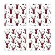 Buffalo Plaid Deer - Buck Woodland Baby Nursery Kids Children Baby Boy Bedding