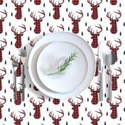 Buffalo Plaid Deer - Buck Woodland Baby Nursery Kids Children Baby Boy Bedding