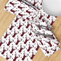 Buffalo Plaid Deer - Buck Woodland Baby Nursery Kids Children Baby Boy Bedding