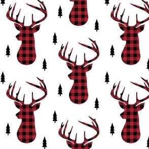 Buffalo Plaid Deer - Buck Woodland Baby Nursery Kids Children Baby Boy Bedding