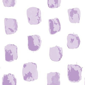 Watercolor abstract purple square