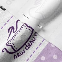 Cut & Sew Lavender Kimono Bat Plush